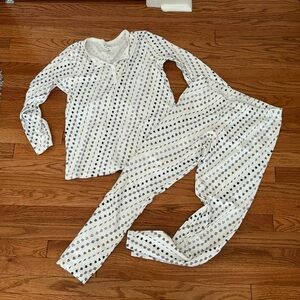 roller rabbit x peloton pajamas - small